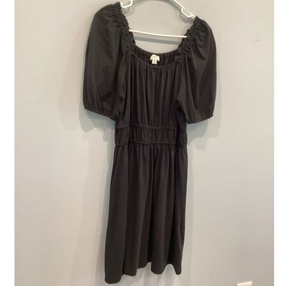 J.CREW Dresses & Skirts - J.crew Womens Off The Shoulder Dress M Medium Black Boho Preppy Vacation Resort